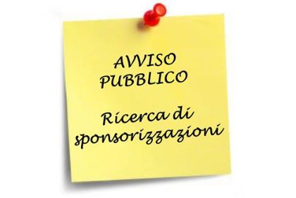 Avviso pubblico di ricerca di sponsorizzazioni per le attività e gli eventi  del comune di Arsoli